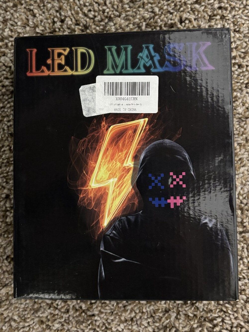 LED Light up mask. Perfect for Halloween. Several face options to choose. NEW